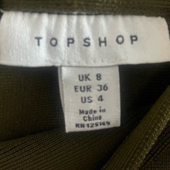 TopShop Bandage Dress Size 4 - Picture 4 of 7